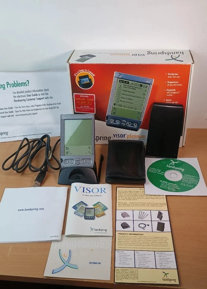 Handspring Visor Platinum PDA Staples Handheld Computer - Image 2 of 4