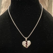 Silver Color Stainless Steel Heart Pendant