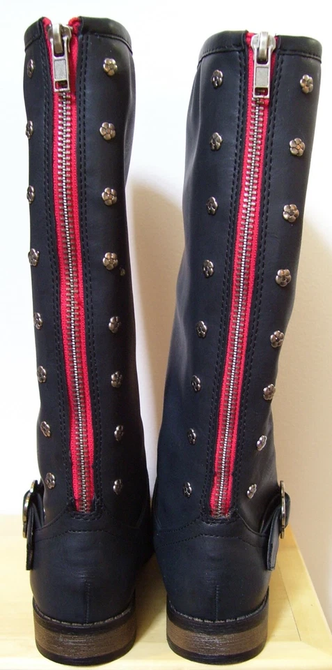 Botas rojas negras Union Bay Nashville-G para niñas talla 2 Foto 3 de 3