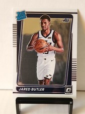 JARED BUTLER 2021-22 Donruss Optic Rated Rookie RC #199 Utah Jazz Base Card. rookie card picture