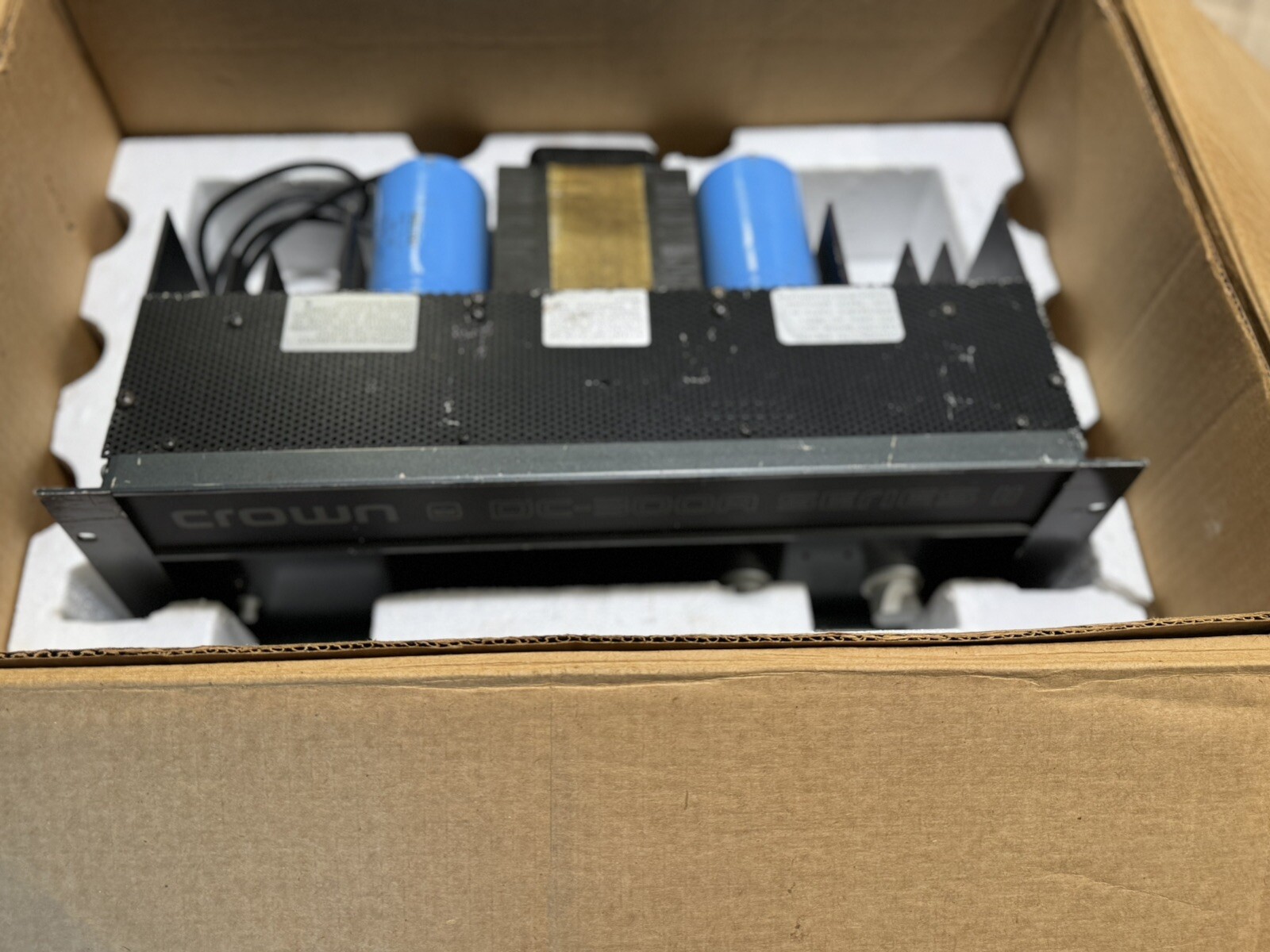 Crown DC-300A Series II 2-Channel Studio Power Amplifier, Fully Tested!