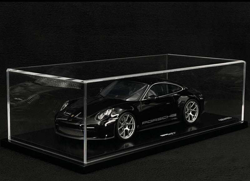 Spark Porsche 911 S/T Type 992 2023 Black with Showcase