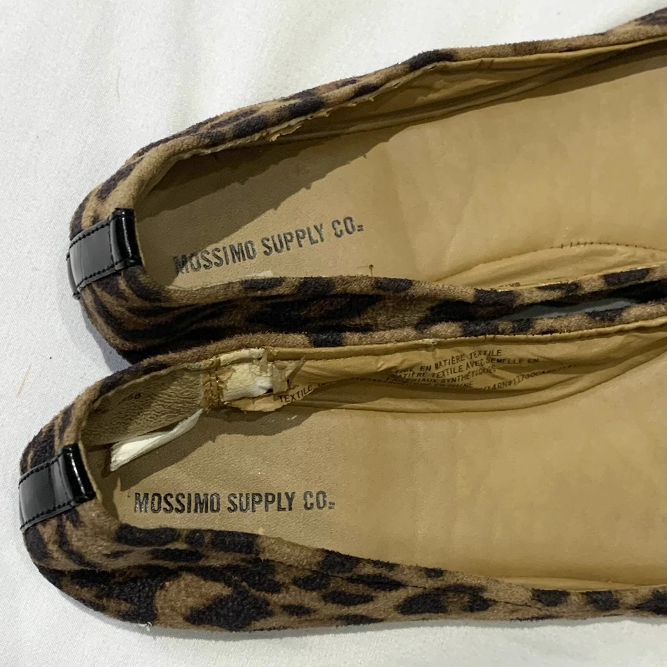 Mossimo Supply Co Leopard Print Ballet Flats Womens Size 11 - Image 3 of 4