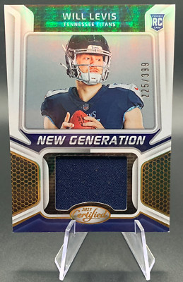 2023 Will Levis RC /399 Panini Certified New Generation Rookie Patch | Titans