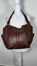 makowsky Women’s Brown Color Leather Handbag 