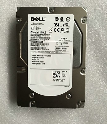 DELL 0YP778 YP778 ST3300656SS 300GB 15K SAS 3.5'' HARD DRIVE HDD