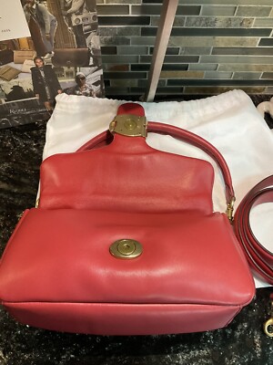 COACH Pillow Tabby Shoulder Bag Crossbody 26 Leather C0772 Apple