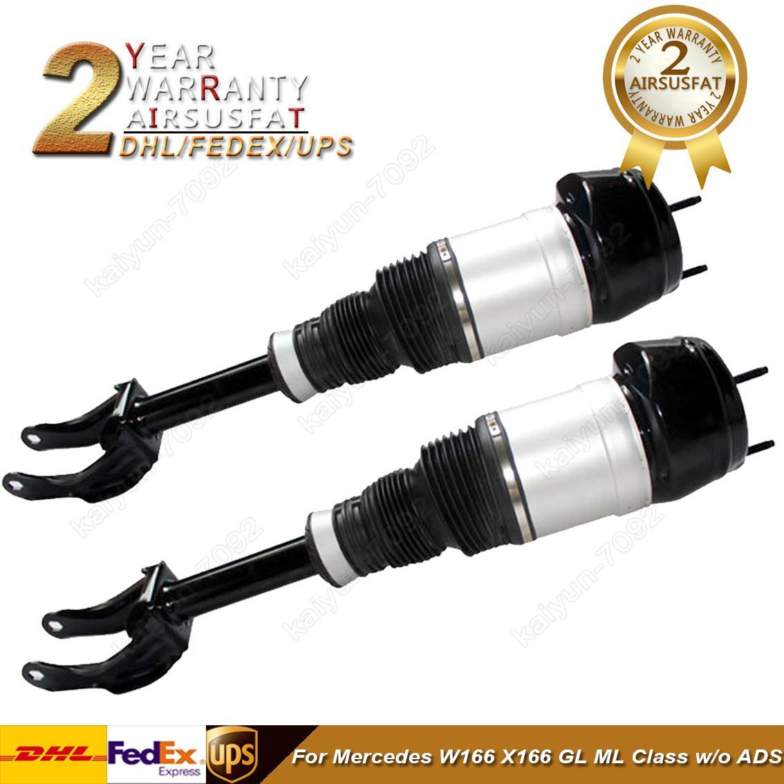 メル66997 2pcs Front Air Suspension Shocks for Mercedes W166 X166 GL ML