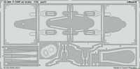 MW22 Eduard 32460 F-100F Air Brake 1/32 1/32 Pe Set For Trumpeter