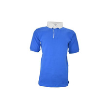 Rugby Shirt Short Sleeve Sports Polo Top 100% Cotton Rugby Tough Rowing