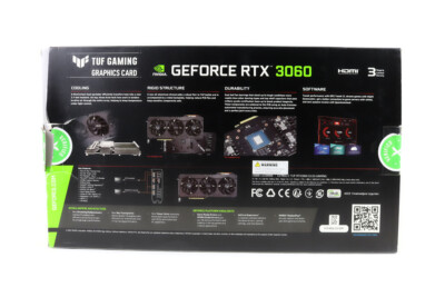 Asus GeForce RTX 3060 12GB TUF Edition OC GPU w/Box | 1yr Warranty