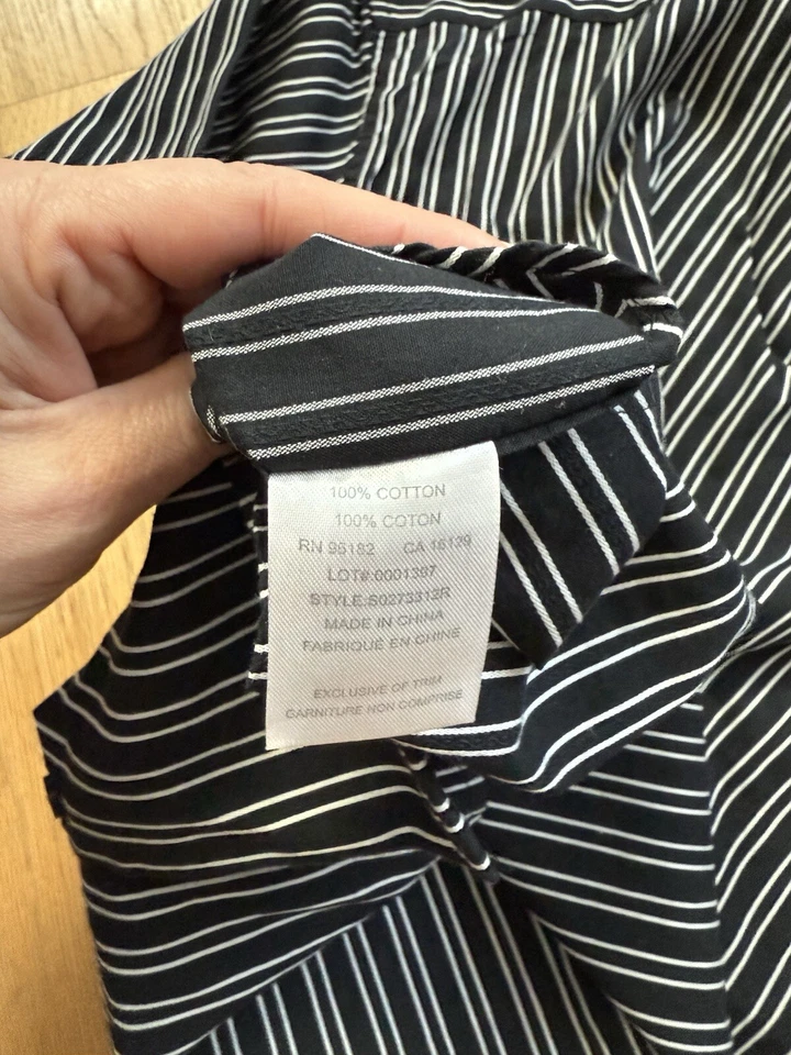 Camisa de vestir Ike Behar manga larga, talla 12, usada una vez. Foto 4 de 4