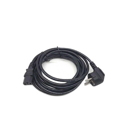 Amazon Basics - Netzkabel Computer Power cord 4,6 m  Schwarz
