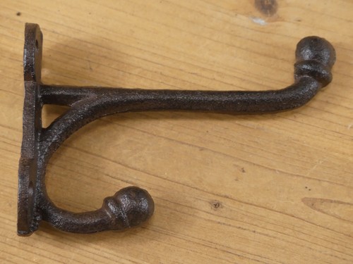 10 LONG RUSTIC ACORN COAT HOOKS HAT HALL TREE ENTRY WAY RESTORATION LARGE TOWEL - Picture 3 of 10