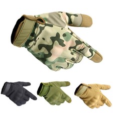 Tactical Gloves Combat Touch Screen Gloves Full Finger Motorcycle Riding Gloves