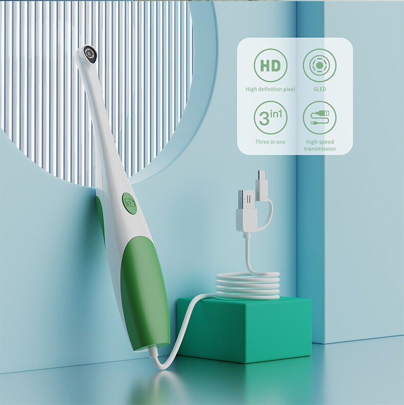 HD Dental Endoscope Intraoral Oral Camera Screen Medical Borescope Dental camera