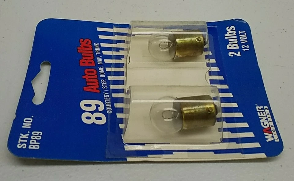 BP89 Wagner Automotriz 12 Voltios Bombillas BP89 12 Voltios Bombillas Foto 2 de 3