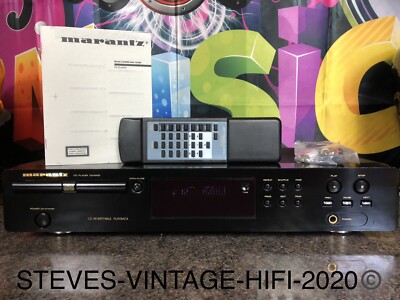 Marantz CD4000 CD Player N/MINT + REMOTE,MANUAL,RCA - BLACK