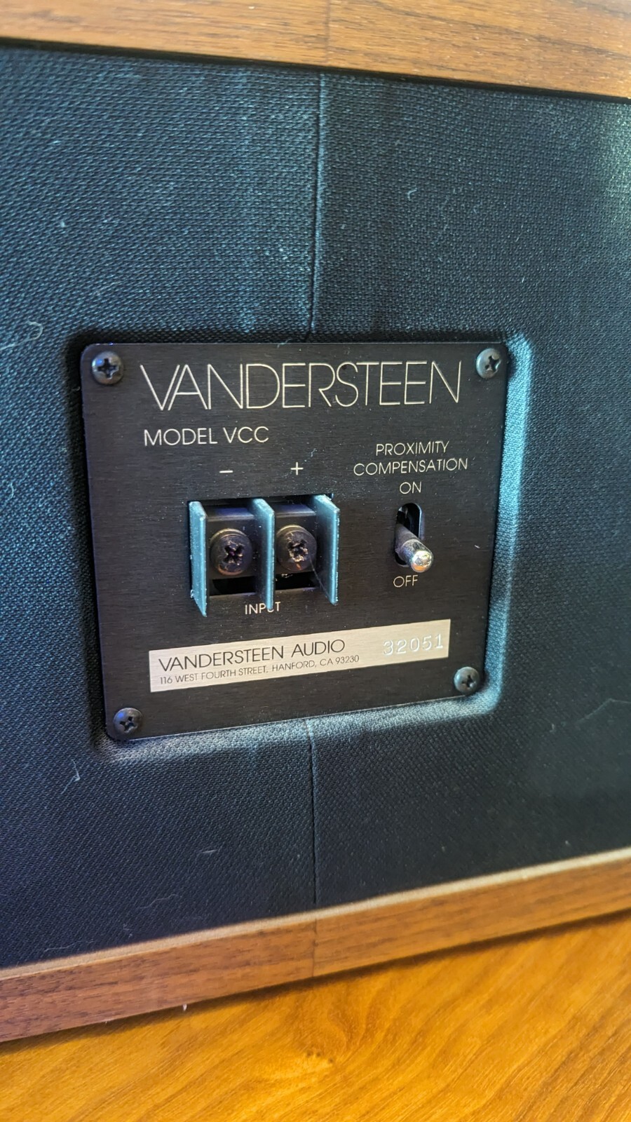 VANDERSTEEN SPEAKERS 6 PIECE SET (2Ce VSM VCC 2VW) eBay