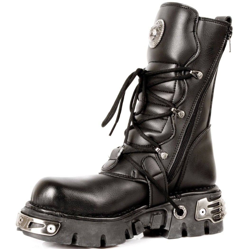 NEWROCK LLIC COLLECTION｜ブーツ M-373-S7 Newrock Nr M.373 S7 Schwarz - New Rock Vegan Stiefel