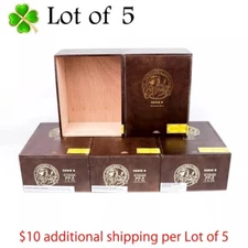Lot of 5 La Gloria Cubana No. 8 Serie R Empty Wood Cigar Box 7.5" x 6" x 3.5"