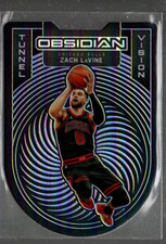 2020-21 Panini Obsidian Tunnel Vision Electric Etch Purple #19 Zach LaVine /75