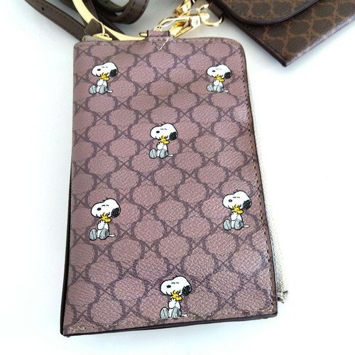Bolso de hombro triple multihombro Snoopy Shimamura Collaboration Japón - Imagen 3 de 10