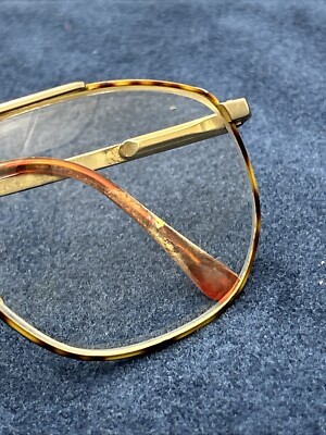 Vintage On Guard Aviator Eyeglasses Frame ONLY OG Z87 2 54-17-140 W GUARD Bronze Vintage On Guard Aviator Eyeglasses Frame OG Z87 GEP Gold  main image 3