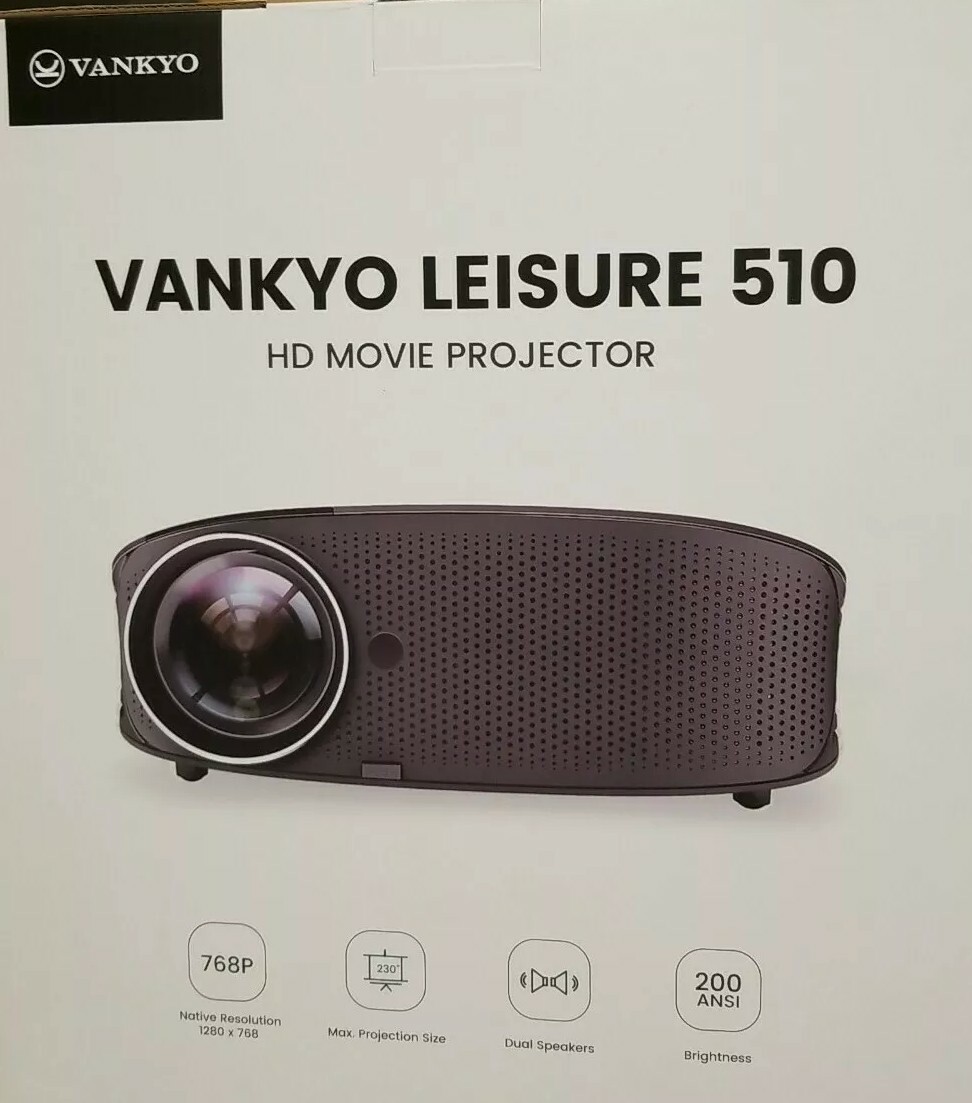 VANKYO Leisure 510 1080p HD Movie Projector - Black 686494612198| eBay
