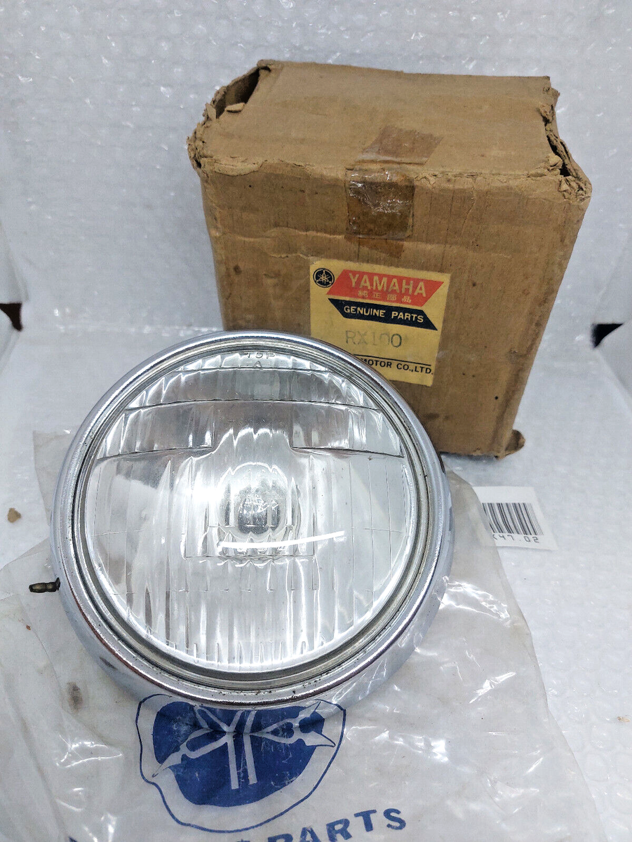Yamaha RX100 RX125 Headlight Headlamp NOS