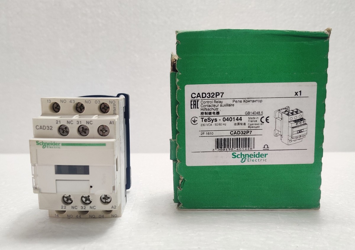 Schneider Electric CAD32 Contrl Relay CAD32P7 TeSys 040144 | eBay