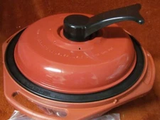 Copper Chef Microwave Grill with Grill Press Lid and Accessories New - Open Box