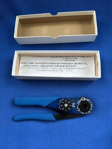 Astro M22520/2-01 Aviation Crimp Tool P/N 615717, Adjustable Crimper ...