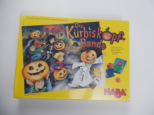 HABA 4210 Pumpkin Head Band Trick or Treat Gang Die Kurbiskopf Bande Game SEALED