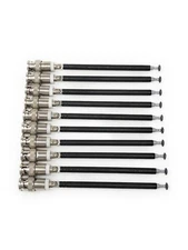 10 PCS Telescopic Antenna BNC Connector for Radio Scanner/VHF/UHF/Sound Systems