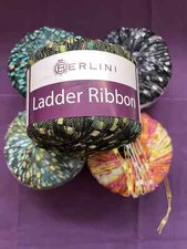 Berlini 1/8" Ladder Ribbon Worsted Weight 100 Nylon yarn