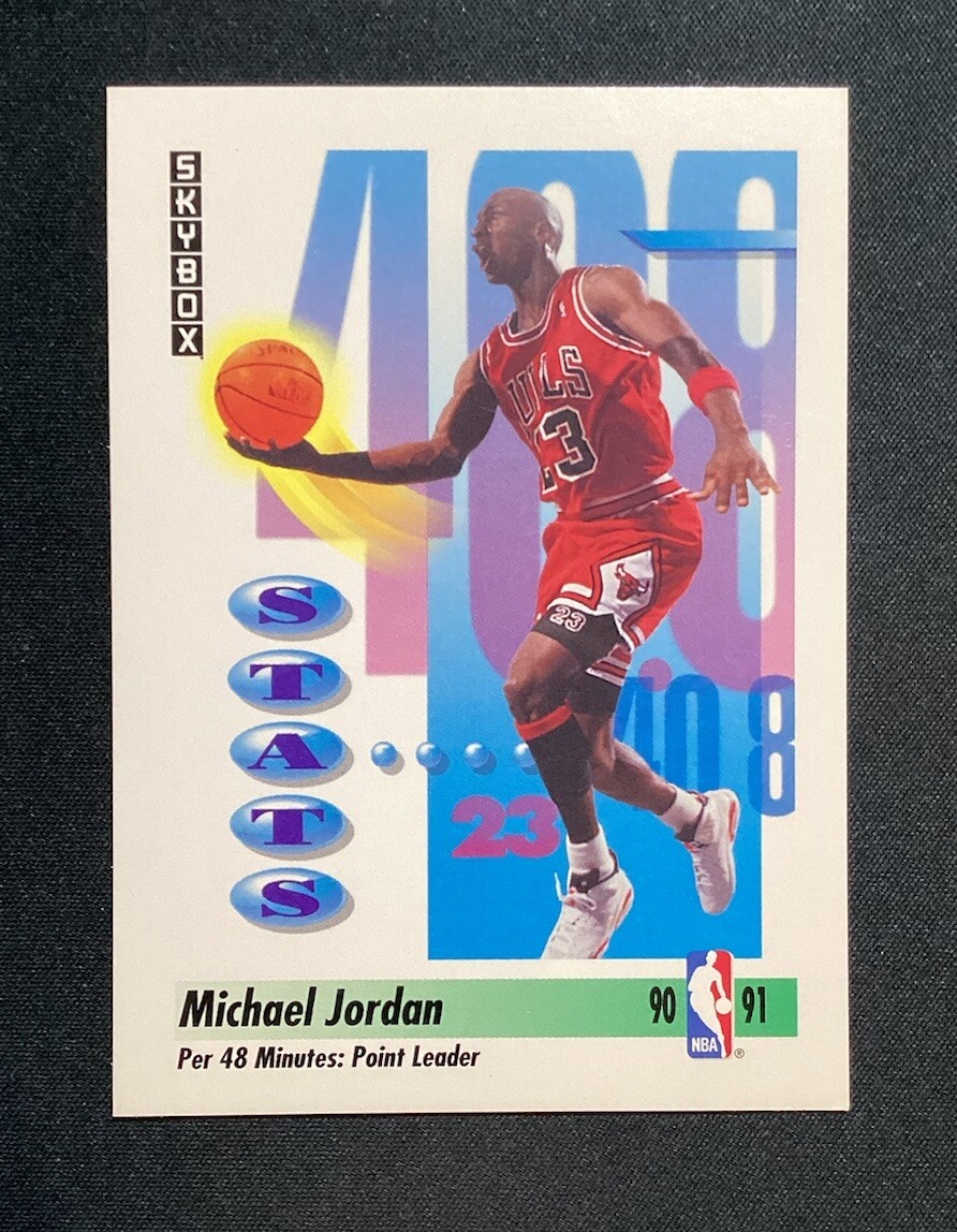 1991-1992 Skybox Stats Michael Jordan Chicago Bulls #307