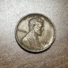 1920 Error Lincoln Wheat Cent Clipped Planchet Small Clip XF Brown