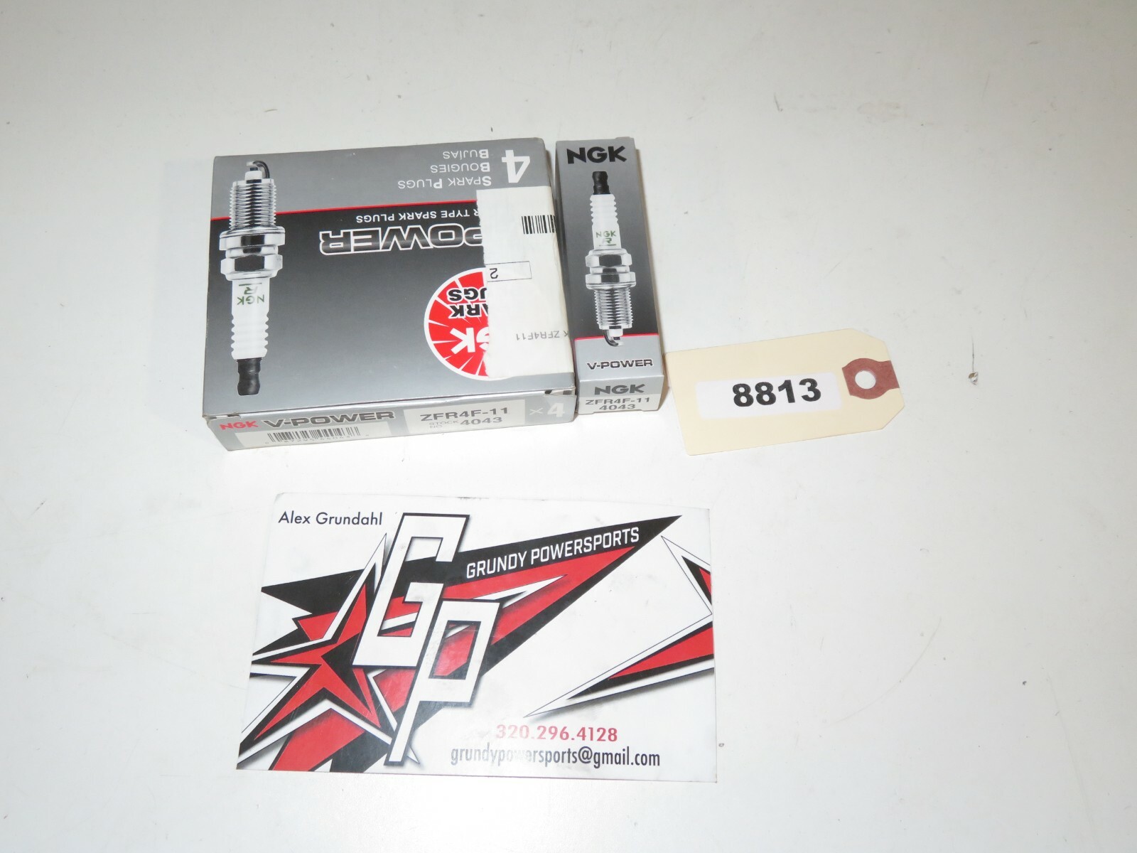 NGK V-Power - Spark Plug ZFR4F-11 Qty 4 - ZFR4F-11