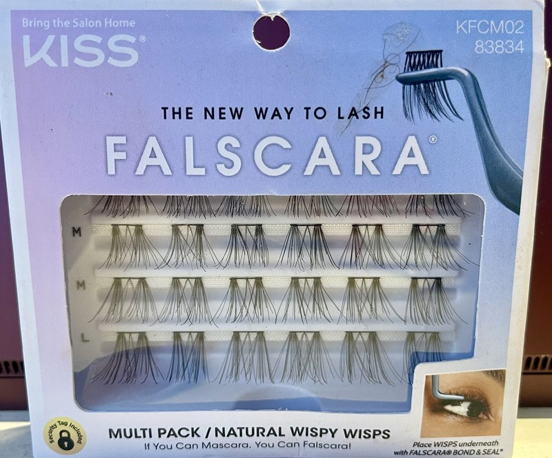 KISS: KFCM02 (24) Individual “Under Lashes” Falscara Natural Wispy Wisps