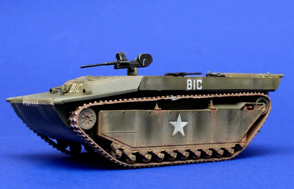 Vintage MIB MPC (Airfix) 1/72 US WW2 Buffalo LVT Amphibious Landing Craft & Jeep - Image 4 of 4