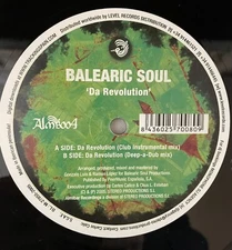 BALEARIC SOUL Da Revolution RARE IMPORT Vinyl 12" Single UltraSonically Cleaned