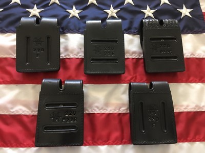 Tex Shoemaker Police Duty Leather Double Magazine Pouch Double Tex Shoemaker Police Duty Leather Double Magazine Pouch Double