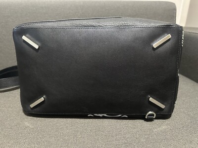 LOEWE XL Black Puzzle Bag Studded Chain Sunrise Punk Rare Limited