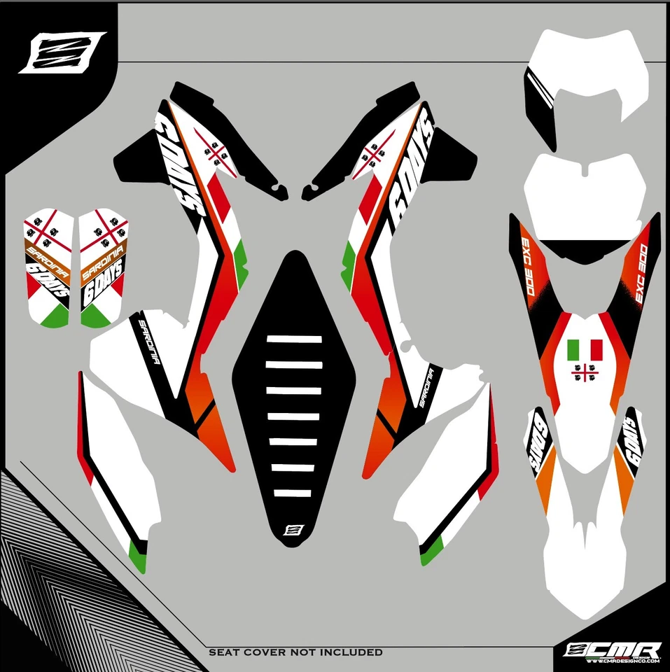 CMR DESIGN CO. KIT Grafiche adesive Per KTM SXF EXC 2013 2014 2015 2016 13 14 15 16