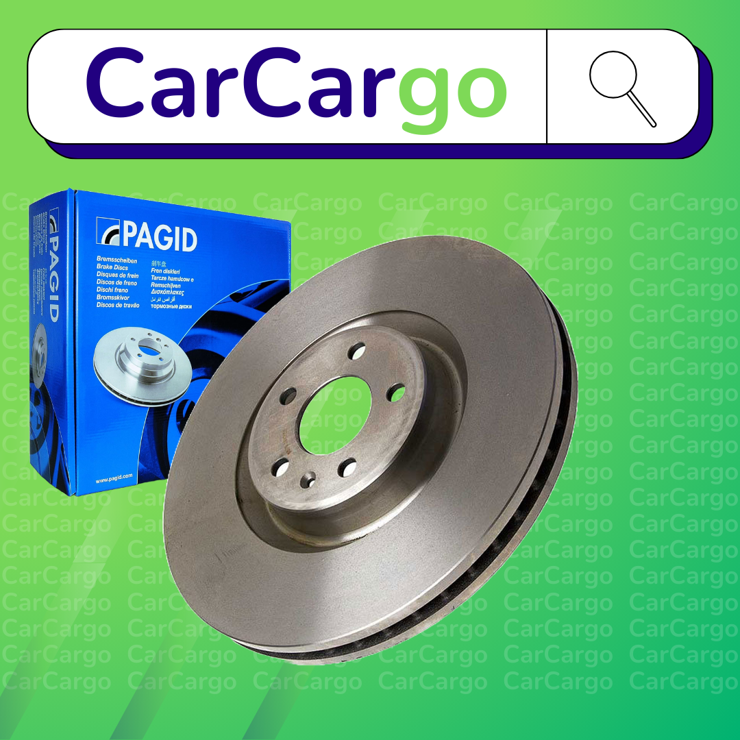 Pagid Vented Front Brake Discs Pair For Audi A6 3.0 TDI quattro 2011-2018 356 mm