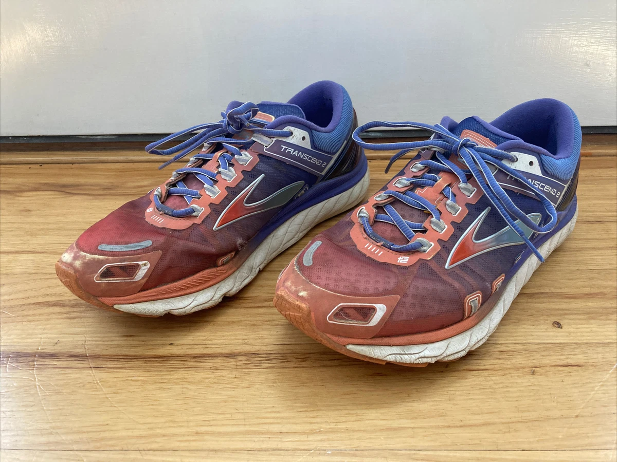 Brooks Transcend 2 Purple Orange Running Athletic Shoes Sneakers Men's Size  11 | eBay