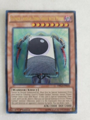 yugioh flower cardian cards Flower Cardian Zebra Grass with Moon - DRL3-EN036 Ultra Rare