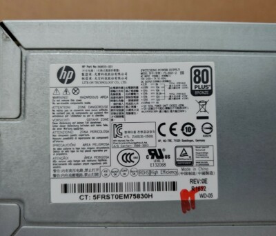HP Omen 870 PS-8501-02 500W PSU Power Supply 80 Plus Bronze 849655