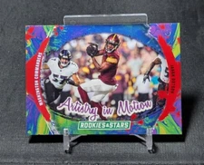 Jahan Dotson Red Longevity Artistry In Motion 2024 Rookies & Stars Commanders